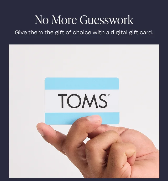 TOMS Digital Gift Card - Image