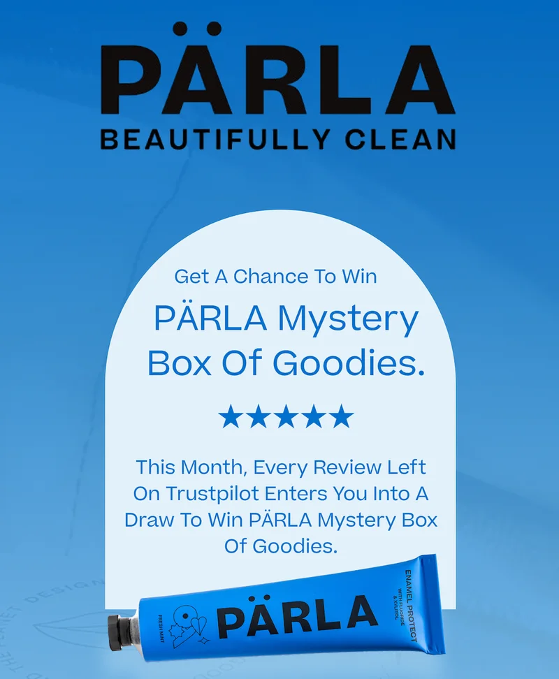 Review PÄRLA to win Goodies!