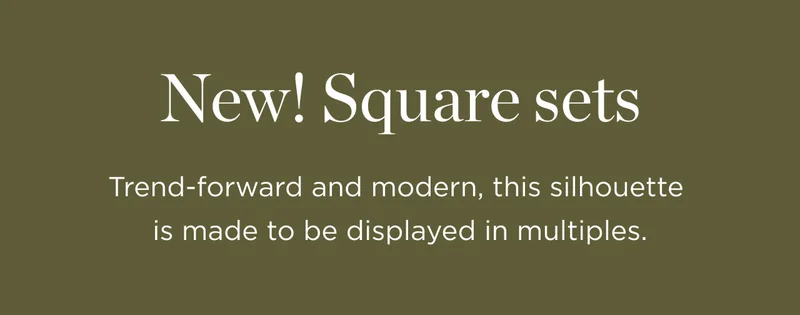 New! Square Sets