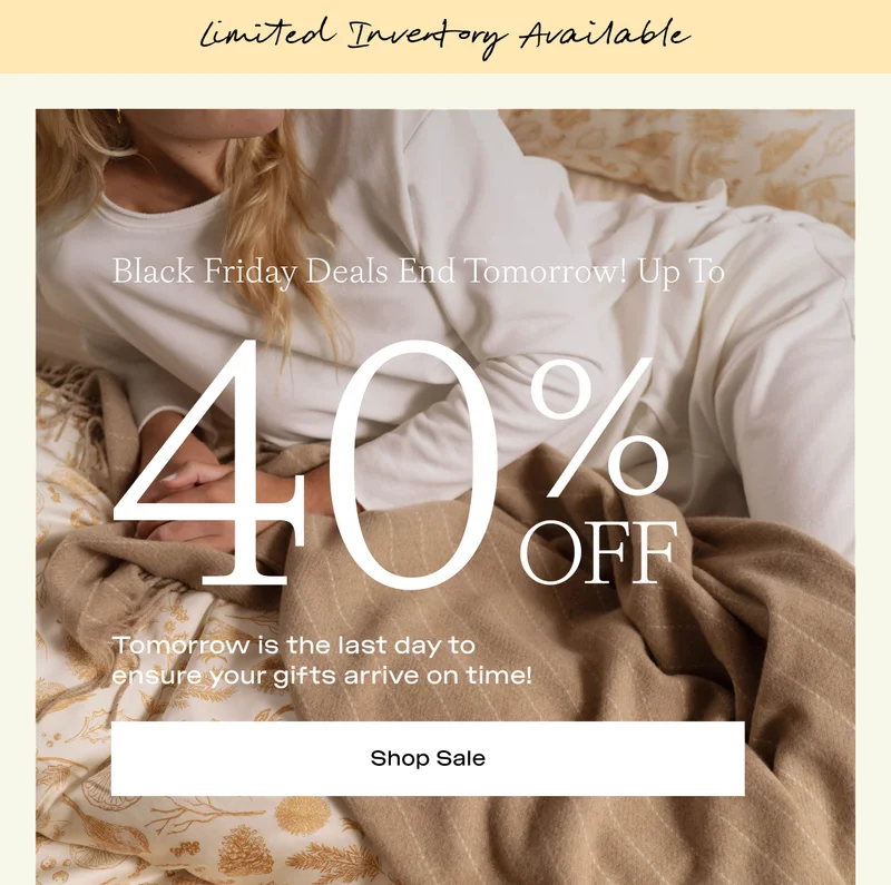 40% Off Ends Tomorrow - Shop Now