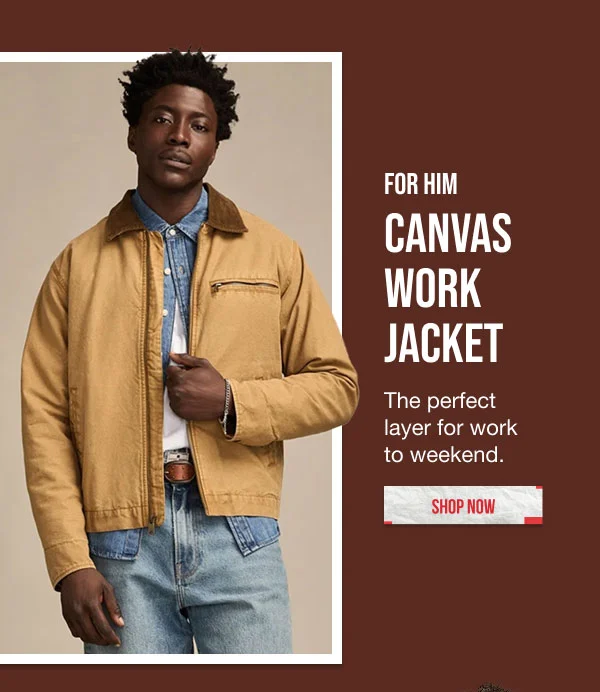 Canvas Work Jacket Shop Now