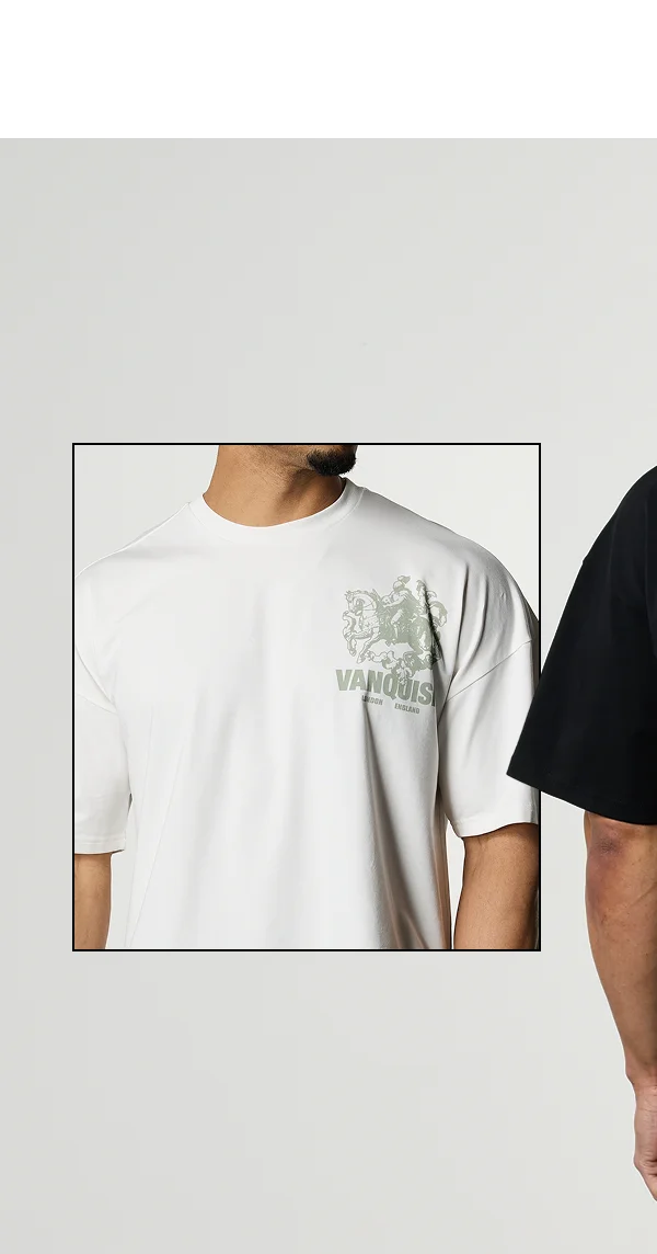 CAMELOT WHITE OVERSIZED T SHIRT