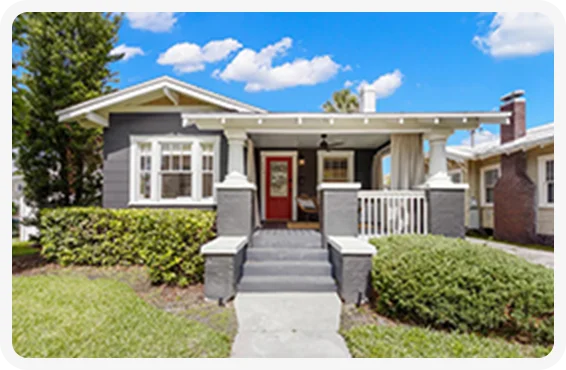 Relax in a charming private bungalow with sun-filled interiors in Tampa, Florida.