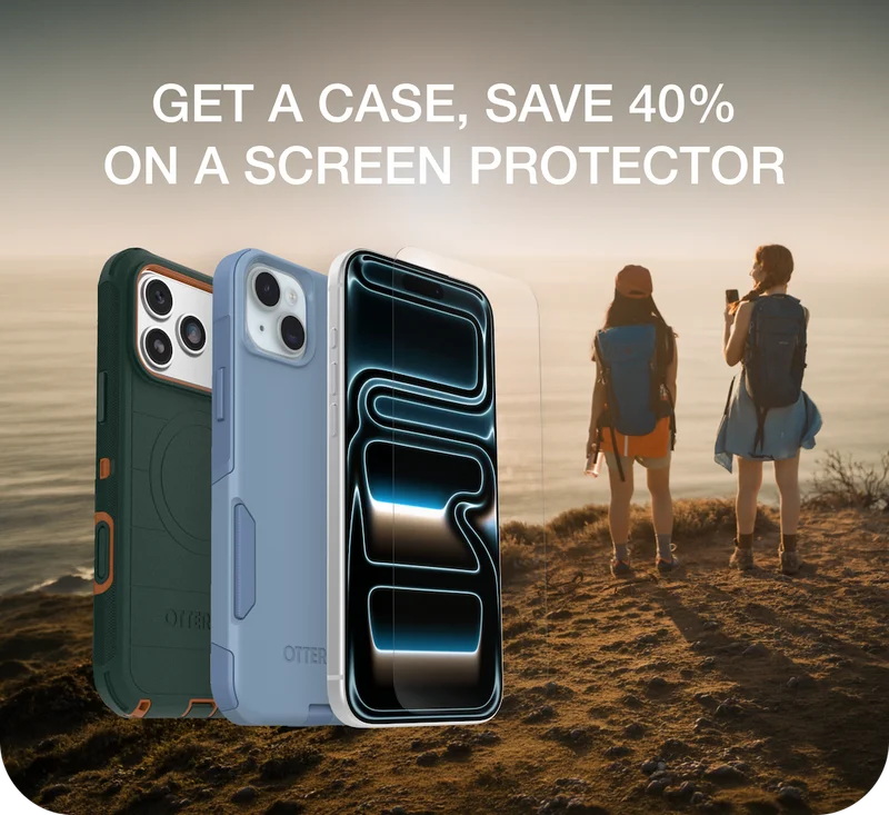 Get a case, save 40% on a screen protector