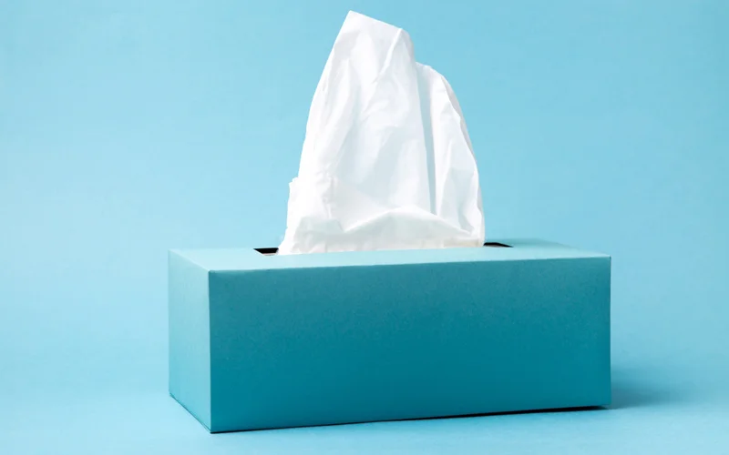 A box of tissue