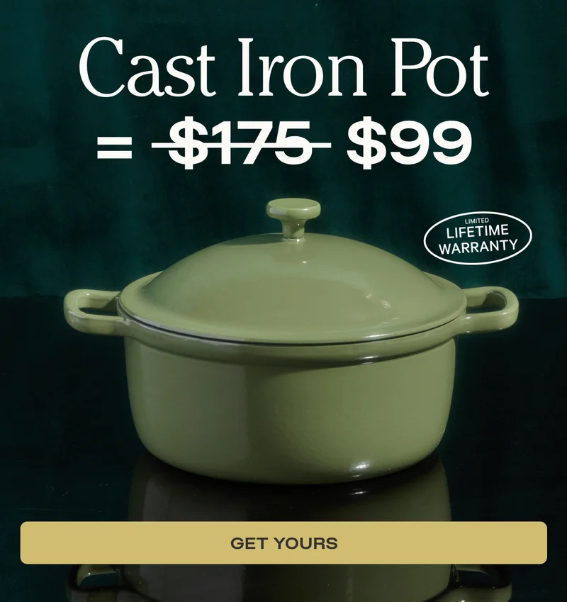 Cast Iron Perfect Pot for only $99