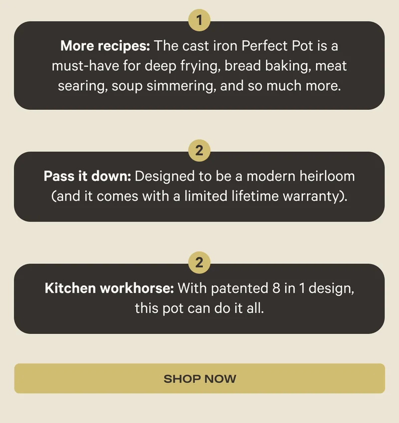 More Recipes - Pass it down - Kitchen workhorse