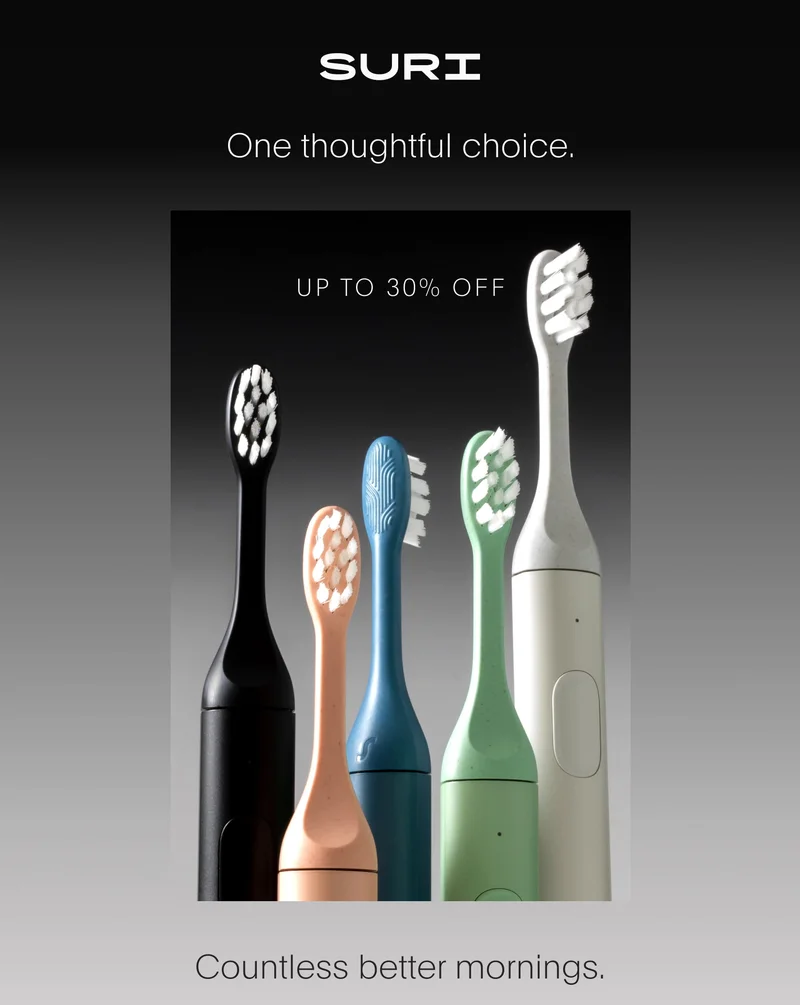 suri - one thoughtful choice - up to 30% off - countless better mornings