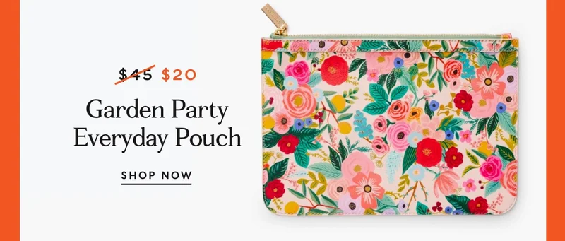 Garden Party Everyday Pouch