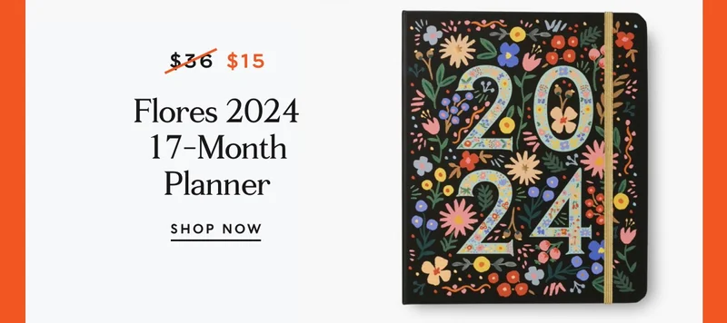 Flores 2024 17 Month Planner