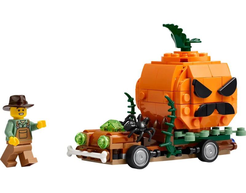 Jack-O'-Lantern Pickup Truck