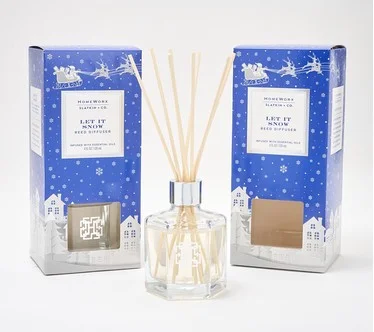 HomeWorx by Slatkin + Co. S/2 Santa Claus Is Coming to Town Diffuser
