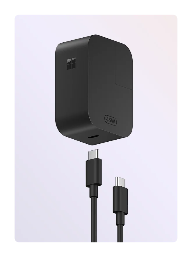 Surface 45W USB-C Wall Charger.