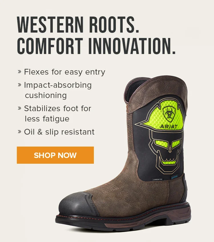 WESTERN ROOTS. COMFORT INNOVATION. | SHOP NOW