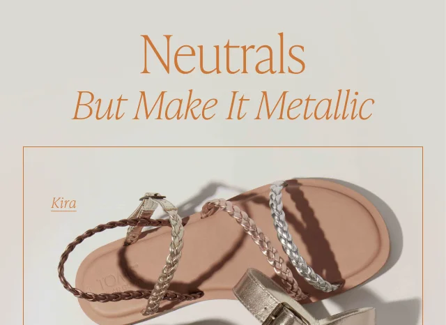 Neutrals But Make It Metallic