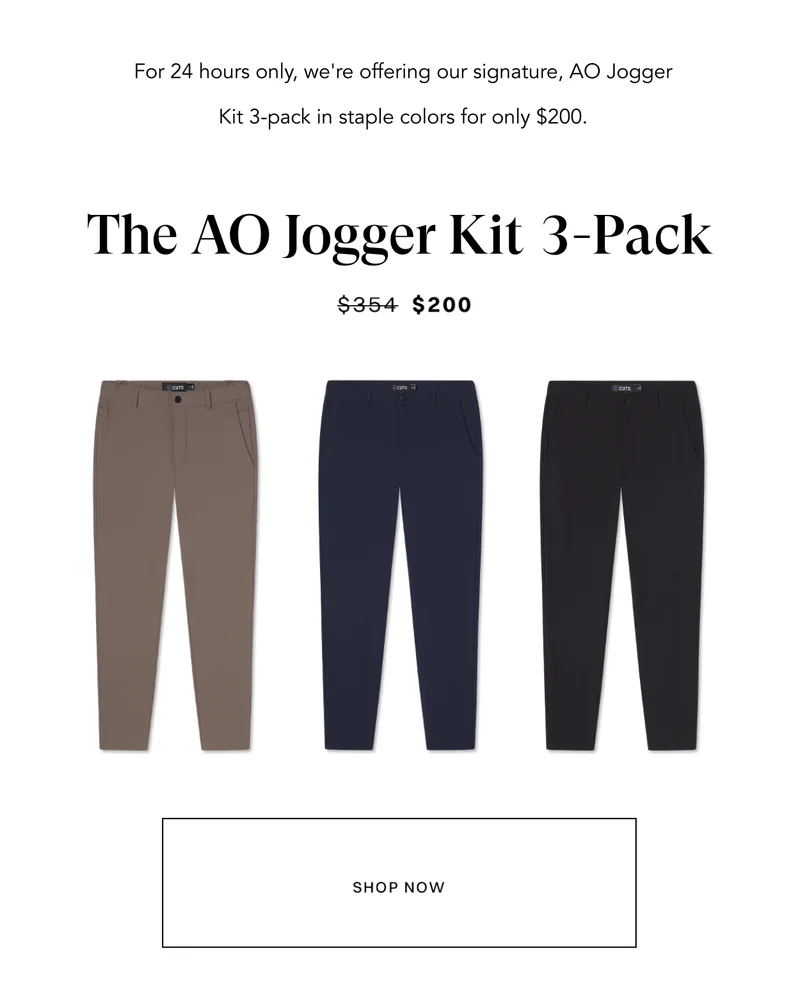 AO Jogger-3 pack