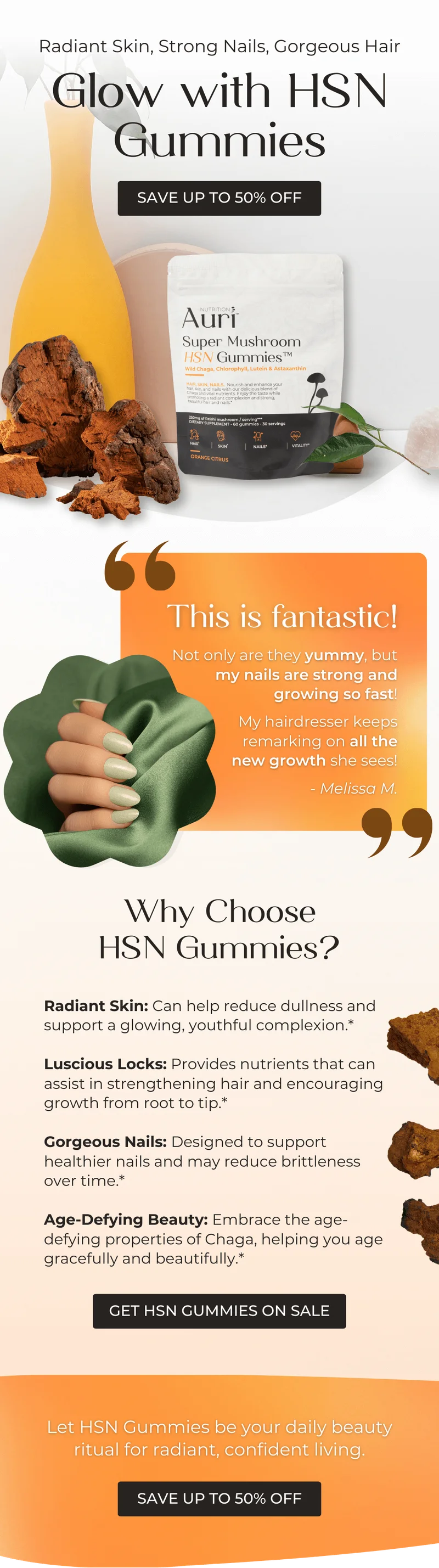 Glow with HSN Gummies
