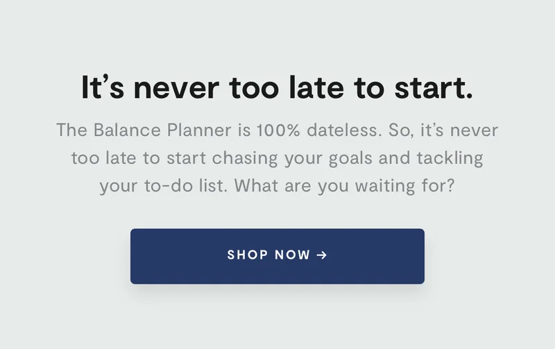 Shop 2024 Balance Planner