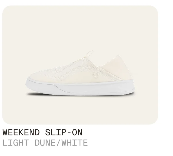 Weekend Slip On Light Dune/White