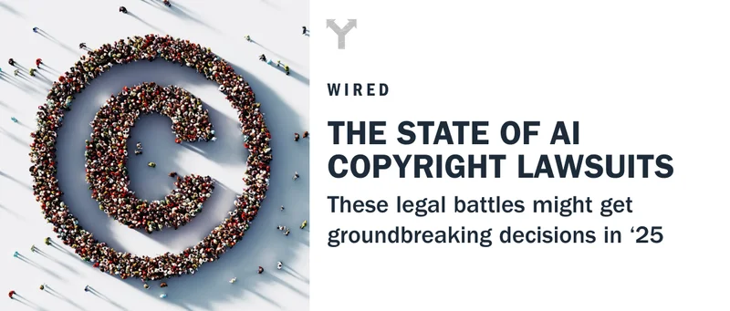 AI copyright lawsuits visualized