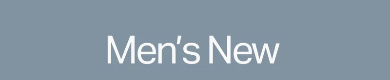 Men's New