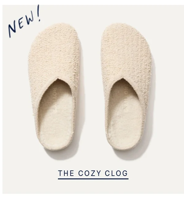 New! THE COZY CLOG