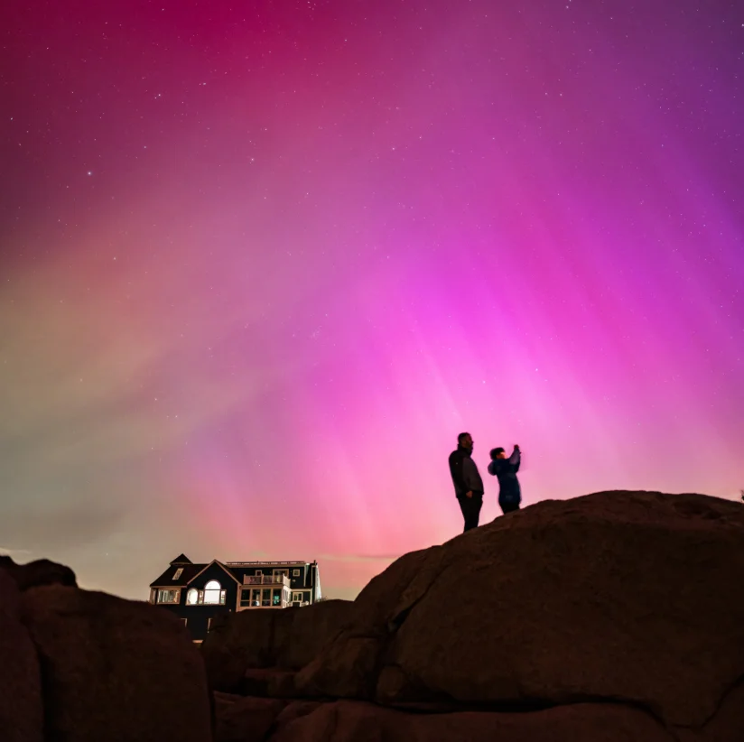 The sun has reached its solar maximum phase in its roughly 11-year cycle. The maximum is expected to continue into 2025, with more solar activity and more auroras will be visible farther south.