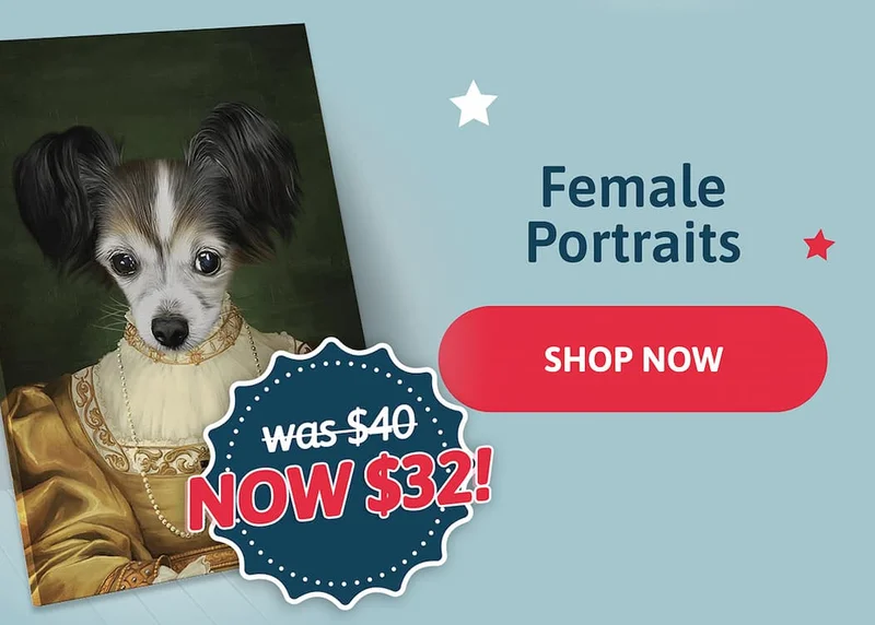 Female Pet Portraits. Shop Now for $32
