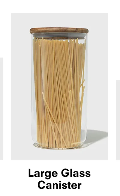Large Glass canister