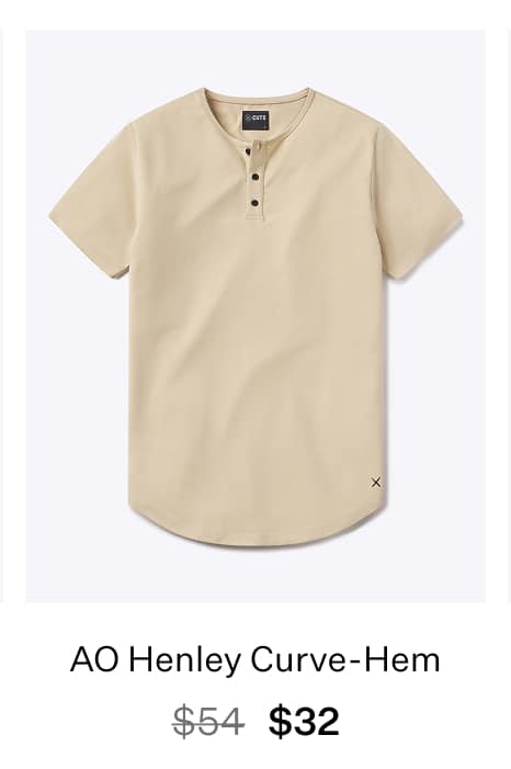 AO Henley Curve-Hem