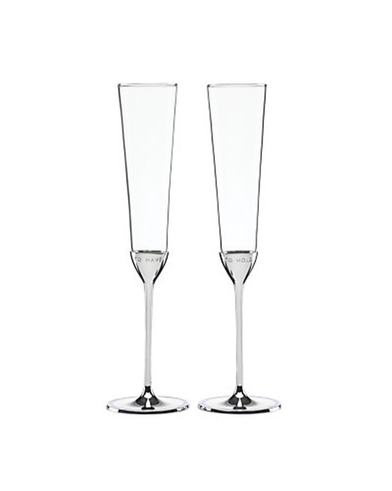 Take The Cake Toasting Flute Pair