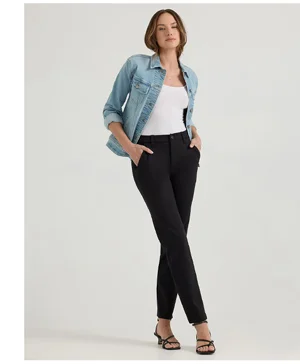 Women's Ultra Lux Comfort Any Wear Side Vent Ankle Pant