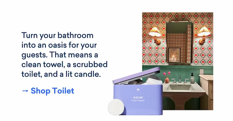 Step 2: Make sure the bathroom is guest-ready.