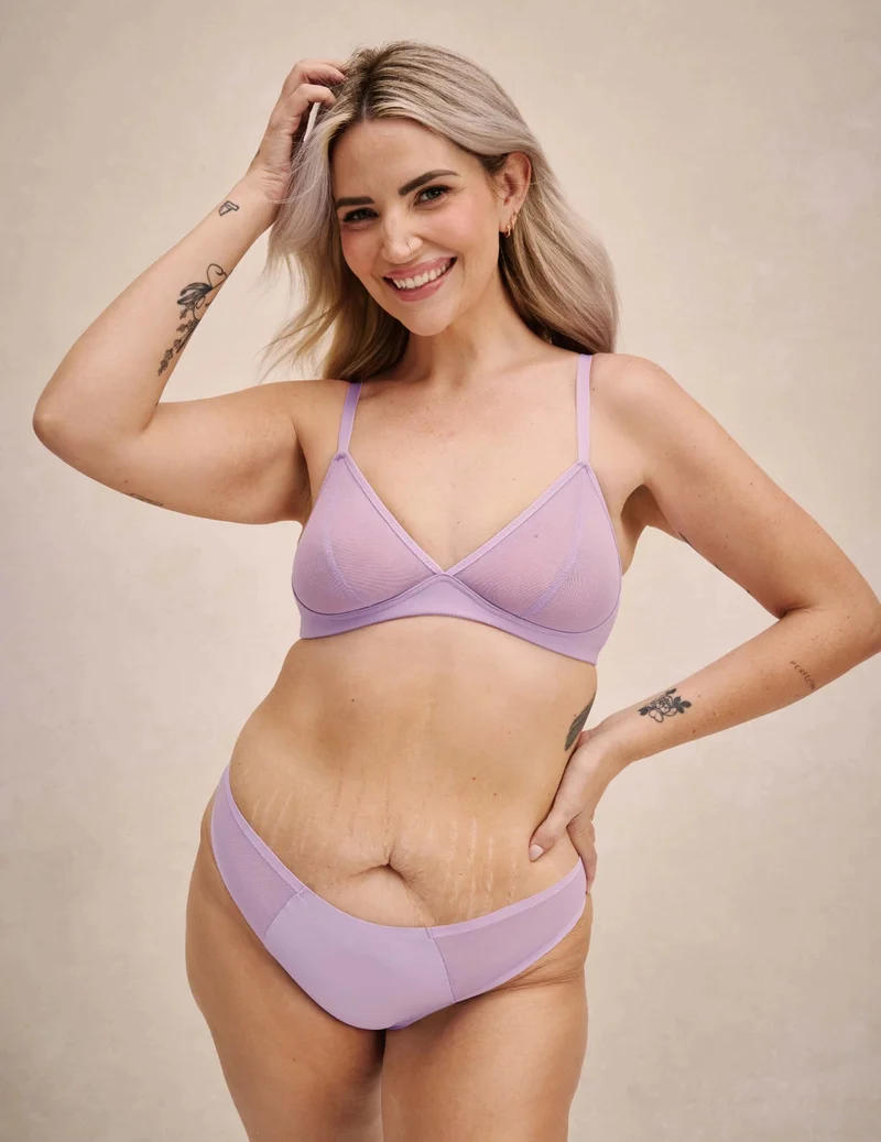 Image of Essential Mesh Thong