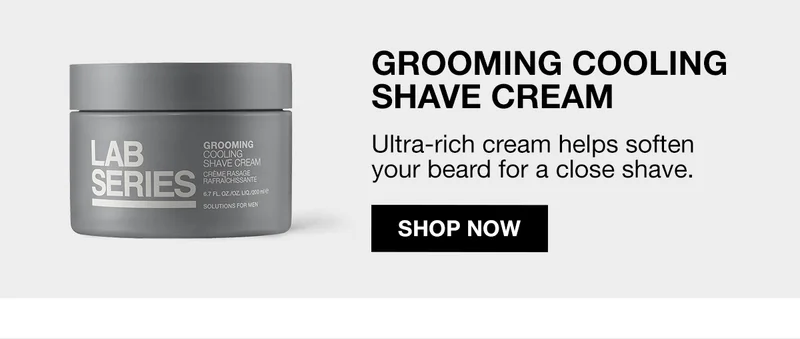 GROOMING COOLING SHAVE CREAM | Ultra-rich cream helps soften your beard for a close shave. SHOP NOW