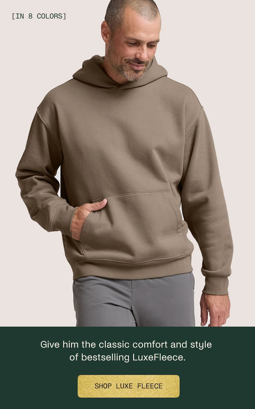 LuxeFleece Classic Men's Hoodie