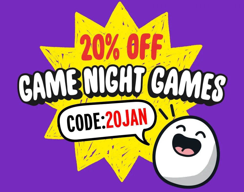 20% off Game Night Games with code: 20JAN