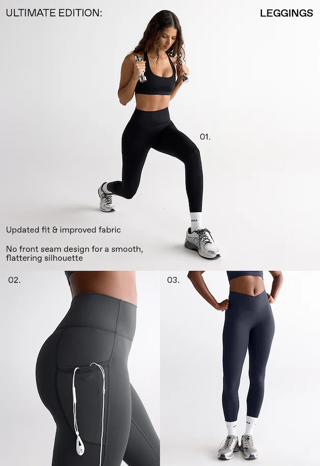 Leggings: Now in an updated fit & improved fabric