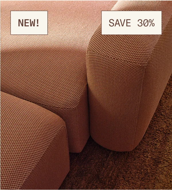 Members save 30% on The NEW Soft Serve Sectional