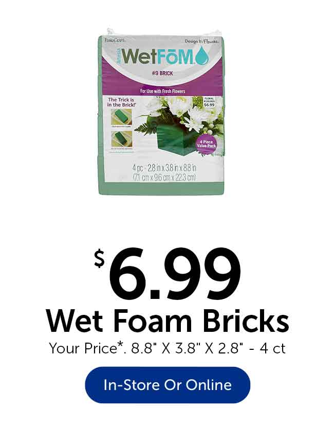 Wet Foam Bricks