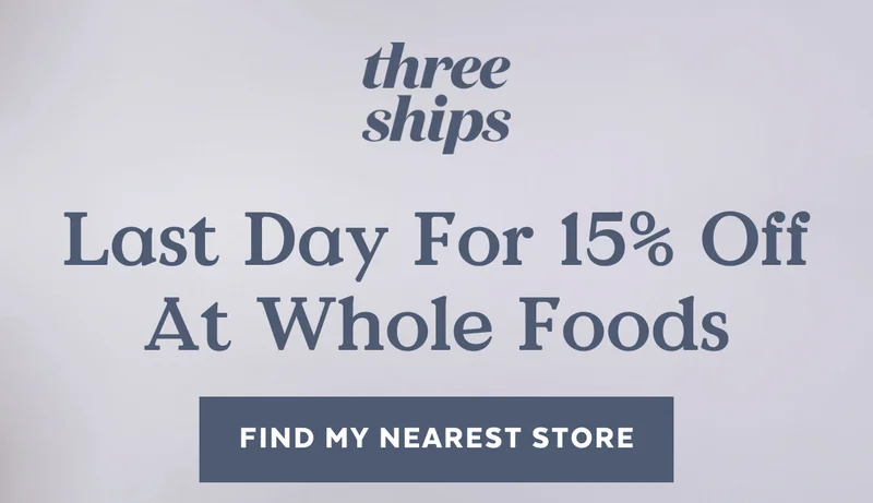 Last Day For 15% Off At Whole Foods [FIND MY NEAREST STORE]