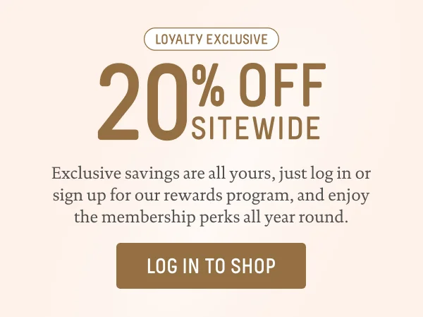 20% Off Sitewide