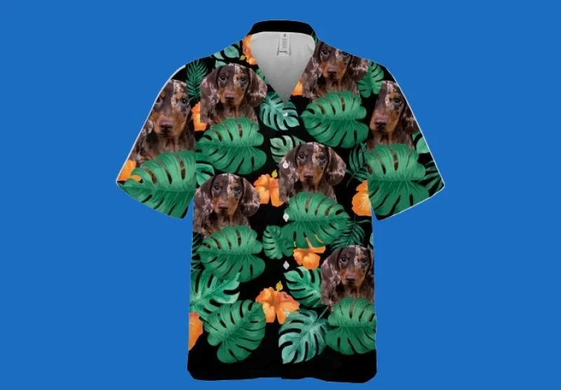 Hawaiian shirt mock up