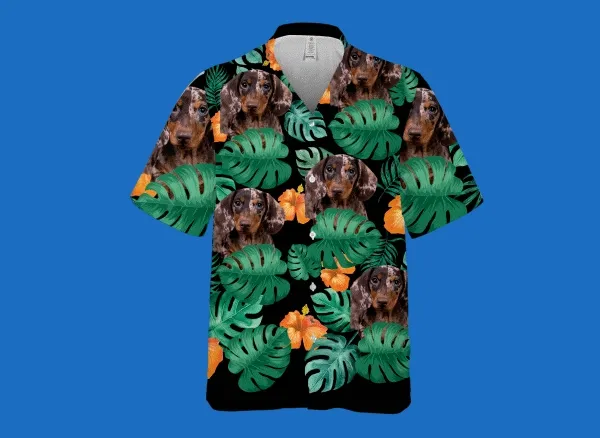 gif of different hawaiian shirt designs