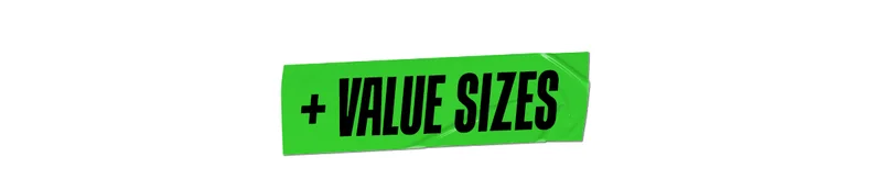 + Value Sizes