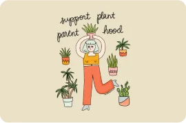 Support Plant Parenthood - The Peach Fuzz T-Shirt