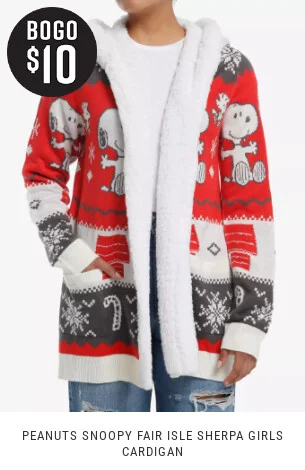 Shop outerwear, buy one, get one $10