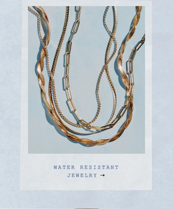 water resistant jewelry