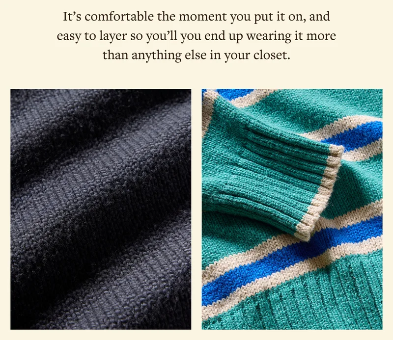 The Heirloom Cotton Sweater Collection