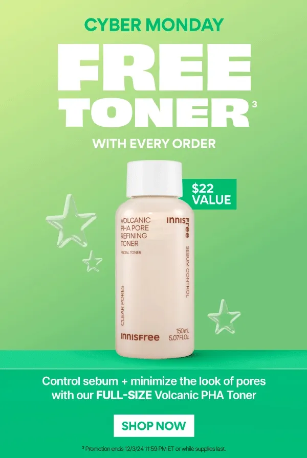 CYBER MONDAY BONUS GIFT